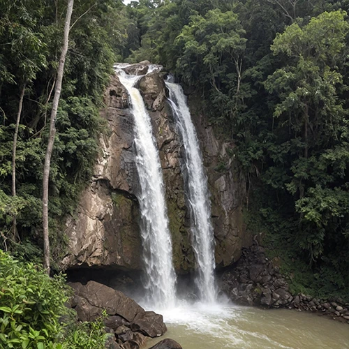 1000 ft. Waterfall in Belize 1000 ft. Waterfall in Belize